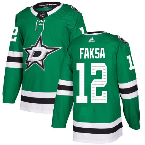 Dallas Stars #12 Radek Faksa Green Home Authentic Youth Stitched Jersey Youth cheap jerseys for sale - CheapJerseys.Shop