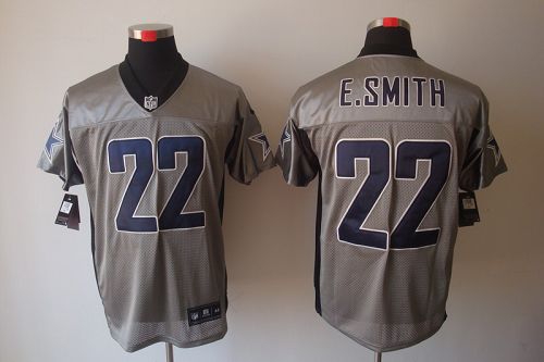 Cowboys #22 Emmitt Smith Grey Shadow Men's Stitched Elite Jersey cheap jerseys for sale - CheapJerseys.Shop