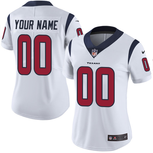 Houston Texans Customized White Stitched Vapor Untouchable Limited Women's Jersey cheap jerseys for sale - CheapJerseys.Shop