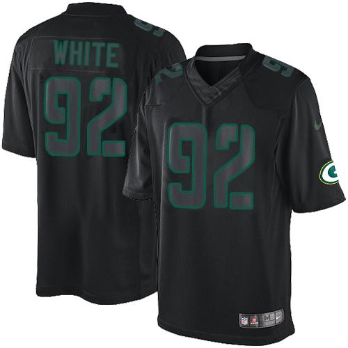 Packers #92 Reggie White Black Men's Stitched Impact Limited Jersey cheap jerseys for sale - CheapJerseys.Shop