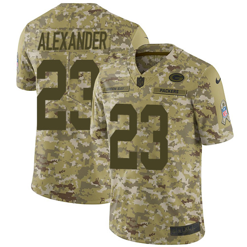 Packers #23 Jaire Alexander Camo Youth Stitched Limited 2018 Salute To Service Jersey cheap jerseys for sale - CheapJerseys.Shop