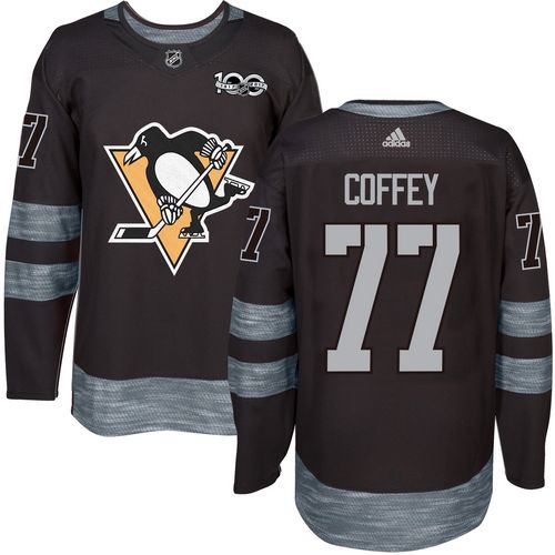 Pittsburgh Penguins #77 Paul Coffey Black 1917-2017 100th Anniversary Stitched Jersey Men's cheap jerseys for sale - CheapJerseys.Shop