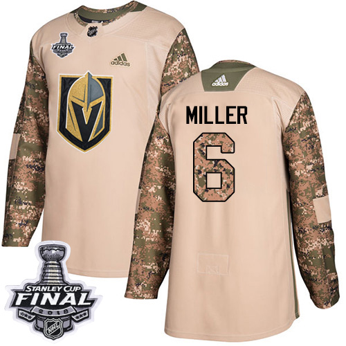 Golden Vegas Golden Knights #6 Colin Miller Camo Authentic 2017 Veterans Day 2018 Stanley Cup Final Stitched Youth Jersey Youth cheap jerseys for sale - CheapJerseys.Shop