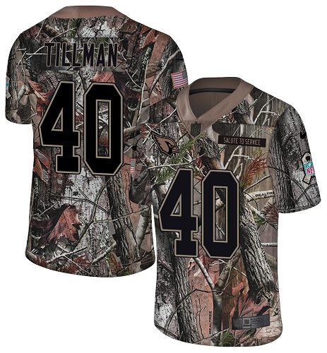 Cardinals #40 Pat Tillman Camo Men's Stitched Limited Rush Realtree Jersey cheap jerseys for sale - CheapJerseys.Shop