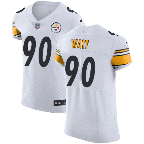 Steelers #90 T. J. Watt White Men's Stitched Vapor Untouchable Elite Jersey cheap jerseys for sale - CheapJerseys.Shop
