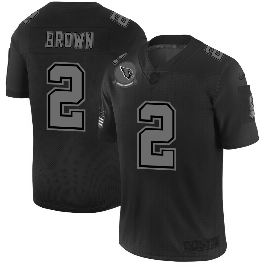 Arizona Cardinals #2 Marquise Brown Men's Black 2019 Salute To Service Limited Stitched Jersey cheap jerseys for sale - CheapJerseys.Shop