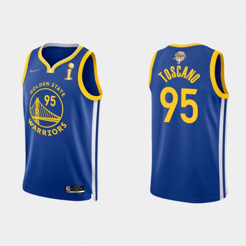 Golden State Golden State Warriors #95 Juan Toscano-Anderson Mens Blue 2021-22 Finals Champions Swingman Jersey Mens cheap jerseys for sale - CheapJerseys.Shop