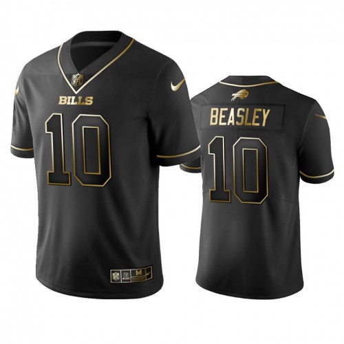 Buffalo Bills #10 Cole Beasley Black Golden Limited Edition Stitched Jersey Men's cheap jerseys for sale - CheapJerseys.Shop