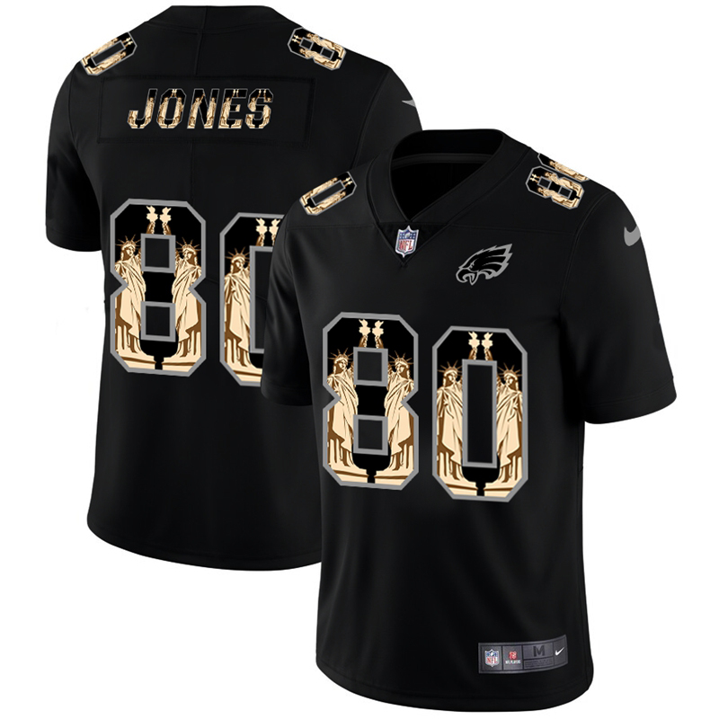 Philadelphia Eagles #80 Julio Jones Carbon Black Vapor Statue Of Liberty Limited Jersey cheap jerseys for sale - CheapJerseys.Shop