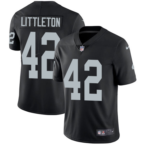 Las Vegas Raiders #42 Cory Littleton Black Team Color Youth Stitched Vapor Untouchable Limited Jersey Youth cheap jerseys for sale - CheapJerseys.Shop