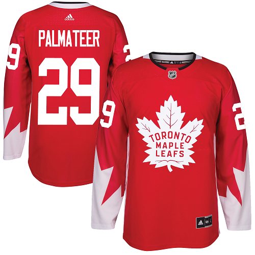 Maple Toronto Maple Leafs #29 Mike Palmateer Red Team Canada Authentic Stitched Jersey Men's cheap jerseys for sale - CheapJerseys.Shop