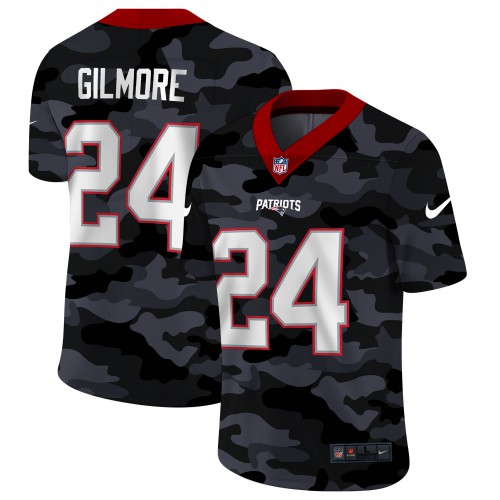 New England New England Patriots #24 Stephon Gilmore Men's 2020 Black CAMO Vapor Untouchable Limited Stitched Jersey Men's cheap jerseys for sale - CheapJerseys.Shop
