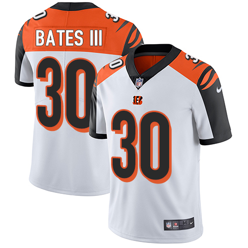 Bengals #30 Jessie Bates III White Men's Stitched Vapor Untouchable Limited Jersey cheap jerseys for sale - CheapJerseys.Shop