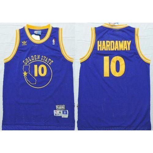 Golden State Warriors #10 Tim Hardaway Blue New Throwback Stitched Jersey Mens cheap jerseys for sale - CheapJerseys.Shop