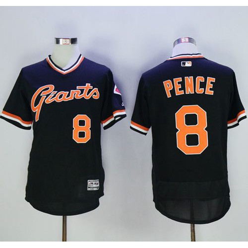 San Francisco Giants #8 Hunter Pence Black Flexbase Authentic Collection Cooperstown Stitched Jersey Men's cheap jerseys for sale - CheapJerseys.Shop