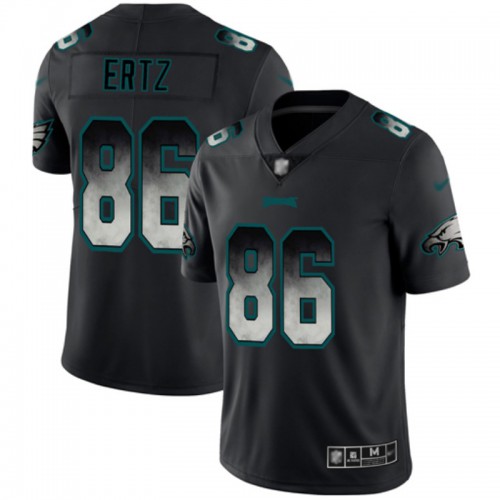 Philadelphia Eagles #86 Zach Ertz Black Men's Stitched Vapor Untouchable Limited Smoke Fashion Jersey Men's cheap jerseys for sale - CheapJerseys.Shop