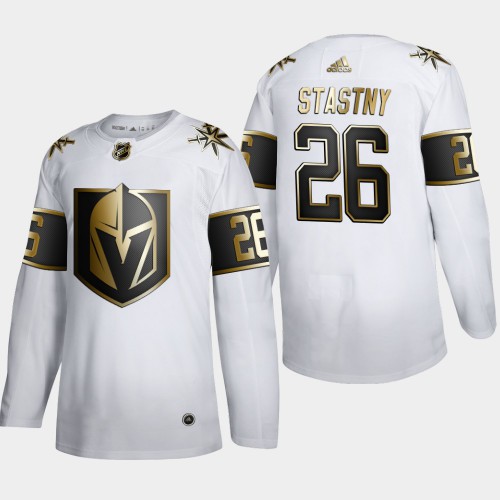 Vegas Golden Vegas Golden Knights #26 Paul Stastny Men's White Golden Edition Limited Stitched Jersey Men's cheap jerseys for sale - CheapJerseys.Shop