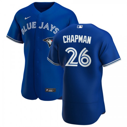 Toronto Toronto Blue Jays #26 Matt Chapman Men's Royal Alternate 2020 Authentic Player Jersey Men's cheap jerseys for sale - CheapJerseys.Shop