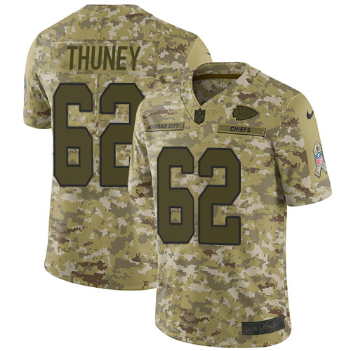 Chiefs #62 Joe Thuney Camo Men's Stitched Limited 2018 Salute To Service Jersey cheap jerseys for sale - CheapJerseys.Shop