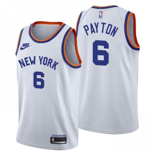 New York New York Knicks #6 Elfrid Payton Mens Releases Classic Edition 75th Anniversary Jersey White Mens cheap jerseys for sale - CheapJerseys.Shop