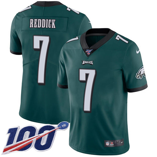 Eagles #7 Haason Reddick Green Team Color Men's Stitched 100th Season Vapor Untouchable Limited Jersey cheap jerseys for sale - CheapJerseys.Shop