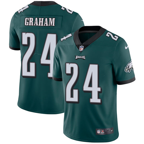 Philadelphia Eagles #24 Corey Graham Midnight Green Team Color Men's Stitched Vapor Untouchable Limited Jersey Men's cheap jerseys for sale - CheapJerseys.Shop