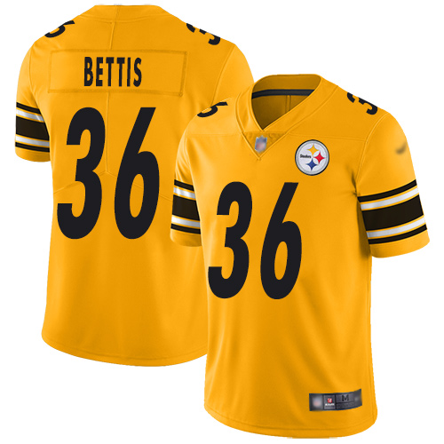 Steelers #36 Jerome Bettis Gold Men's Stitched Limited Inverted Legend Jersey cheap jerseys for sale - CheapJerseys.Shop