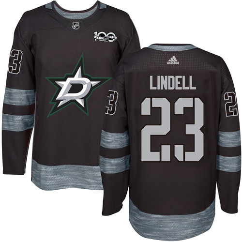 Dallas Stars #23 Esa Lindell Black 1917-2017 100th Anniversary Stitched Jersey Men's cheap jerseys for sale - CheapJerseys.Shop