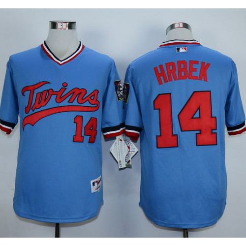 Minnesota Twins #14 Kent Hrbek Light Blue 1984 Turn Back The Clock Stitched Jersey Men's cheap jerseys for sale - CheapJerseys.Shop