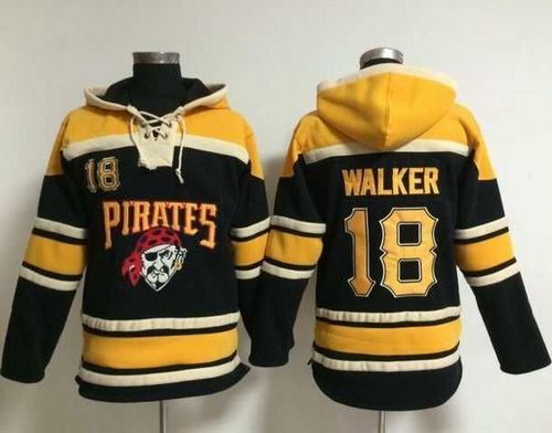 Pirates #18 Neil Walker Black Sawyer Hooded Sweatshirt Hoodie cheap jerseys for sale - CheapJerseys.Shop
