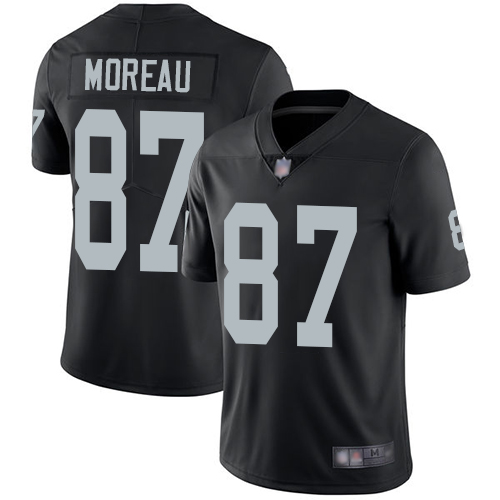 Las Vegas Raiders #87 Foster Moreau Black Team Color Men's Stitched Vapor Untouchable Limited Jersey Men's cheap jerseys for sale - CheapJerseys.Shop