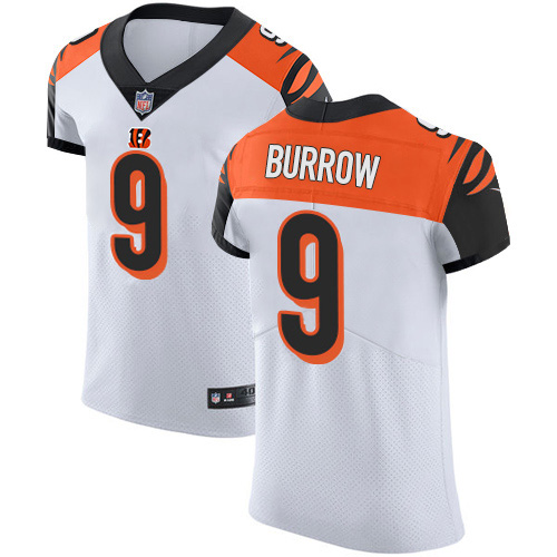 Bengals #9 Joe Burrow White Men's Stitched New Elite Jersey cheap jerseys for sale - CheapJerseys.Shop