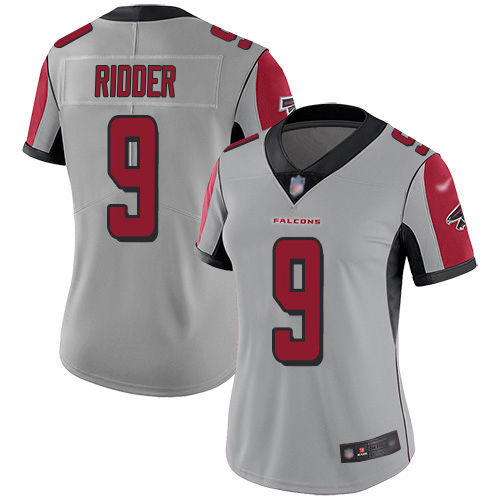 Falcons #9 Desmond Ridder Silver Stitched Women's Limited Inverted Legend Jersey cheap jerseys for sale - CheapJerseys.Shop