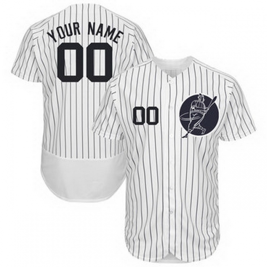 Men New York Yankees White Customized Flexbase New Design Jersey cheap jerseys for sale - CheapJerseys.Shop