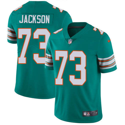 Miami Dolphins #73 Austin Jackson Aqua Green Alternate Men's Stitched Vapor Untouchable Limited Jersey Men's cheap jerseys for sale - CheapJerseys.Shop
