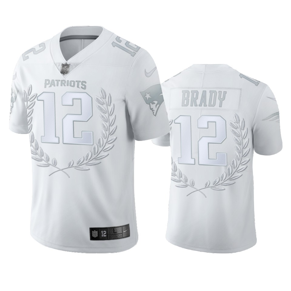 New England Patriots #12 Tom Brady Men''S Platinum MVP Limited Edition Jersey cheap jerseys for sale - CheapJerseys.Shop