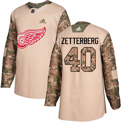 Detroit Red Wings #40 Henrik Zetterberg Camo Authentic 2017 Veterans Day Stitched Youth Jersey Youth cheap jerseys for sale - CheapJerseys.Shop