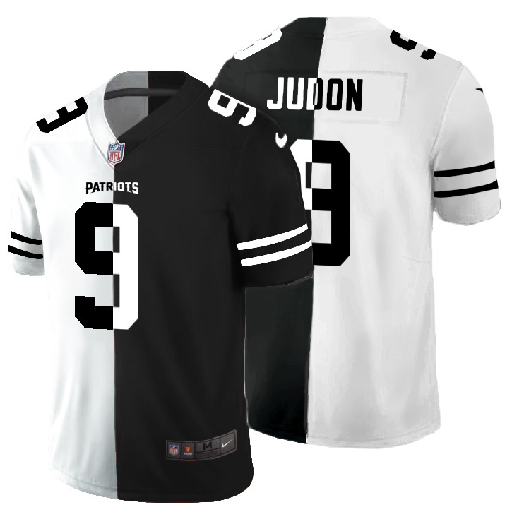 New England Patriots #9 Matt Judon Men's Black V White Peace Split Vapor Untouchable Limited Jersey cheap jerseys for sale - CheapJerseys.Shop