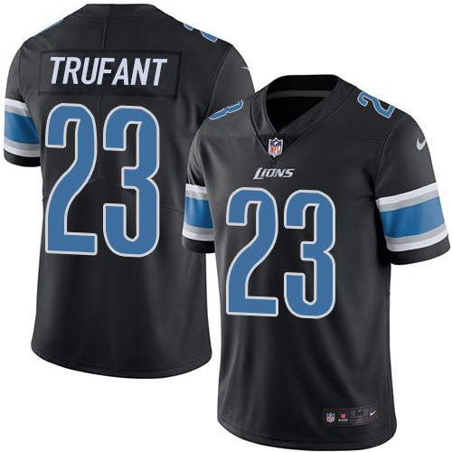 Detroit Lions #23 Desmond Trufant Black Youth Stitched Limited Rush Jersey Youth cheap jerseys for sale - CheapJerseys.Shop