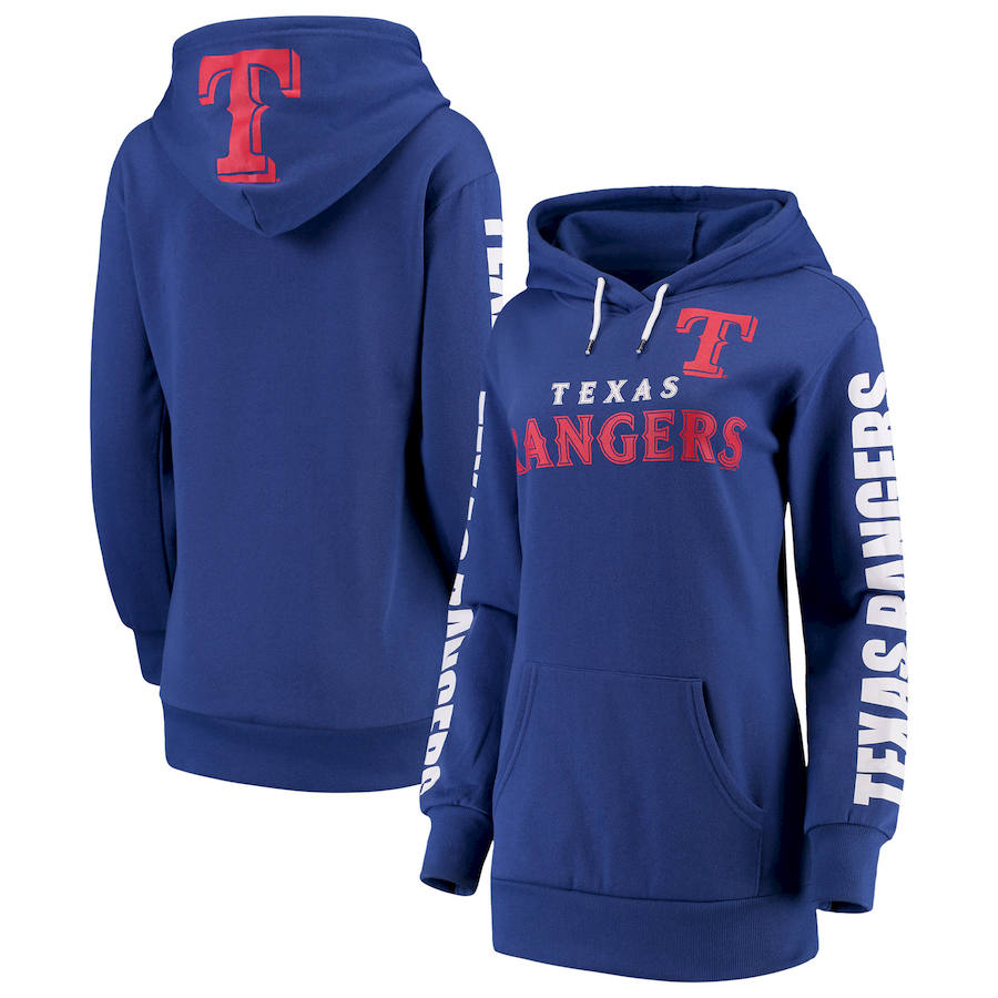 Texas Rangers G-III 4Her By Carl Banks Women's Extra Innings Pullover Hoodie Royal cheap jerseys for sale - CheapJerseys.Shop