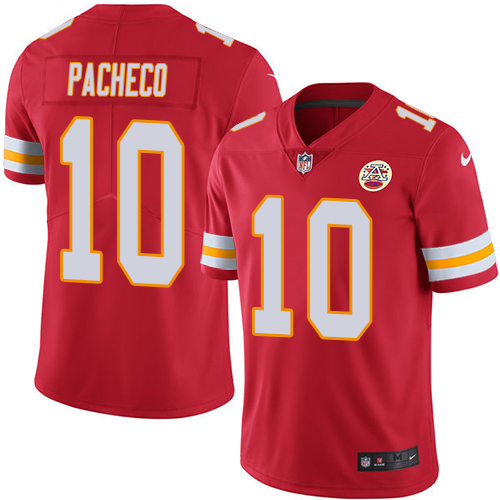 Chiefs #10 Isiah Pacheco Red Team Color Men's Stitched Vapor Untouchable Limited Jersey cheap jerseys for sale - CheapJerseys.Shop