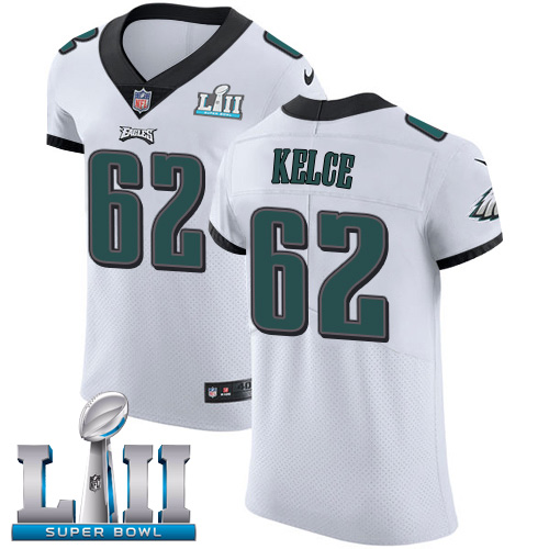 Eagles #62 Jason Kelce White Super Bowl LII Men's Stitched Vapor Untouchable Elite Jersey cheap jerseys for sale - CheapJerseys.Shop