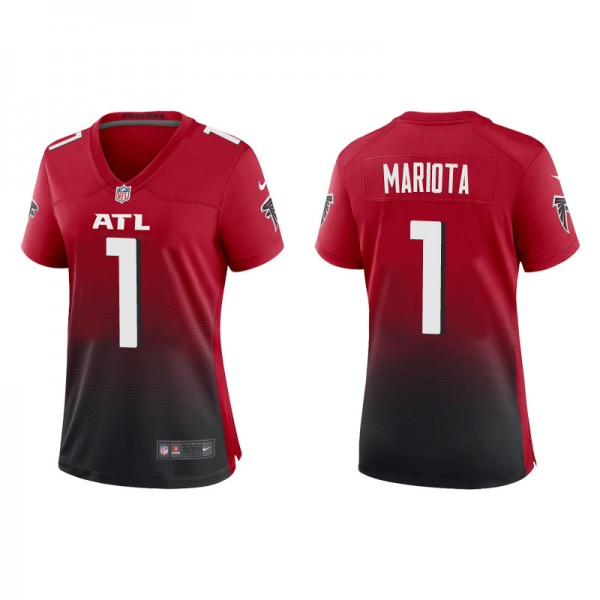 Women Atlanta Falcons #1 Marcus Mariota Red Vapor Untouchable Limited Stitched Jersey cheap jerseys for sale - CheapJerseys.Shop