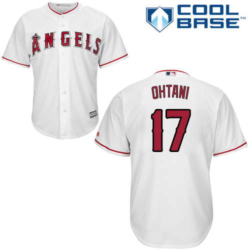 Los Angeles Angels #17 Shohei Ohtani White Cool Base Stitched Youth Jersey Youth cheap jerseys for sale - CheapJerseys.Shop