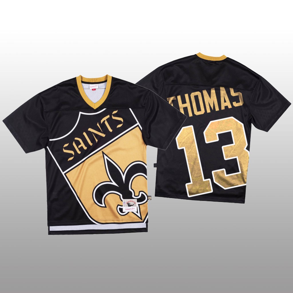 New Orleans Saints #13 Michael Thomas Black Men's Mitchell & Nell Big Face Fashion Limited Jersey cheap jerseys for sale - CheapJerseys.Shop