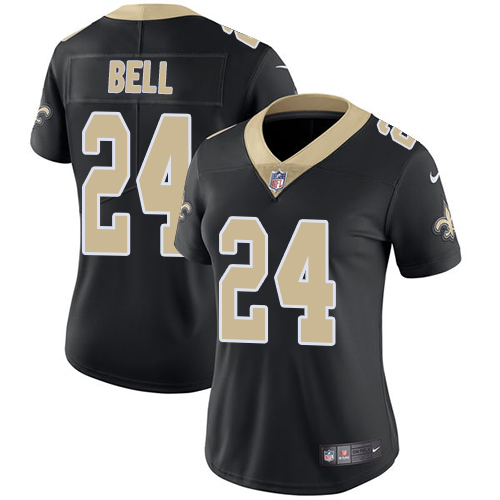 New Orleans Saints #24 Vonn Bell Black Team Color Women's Stitched Vapor Untouchable Limited Jersey Womens cheap jerseys for sale - CheapJerseys.Shop