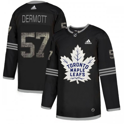 Maple Toronto Maple Leafs #57 Travis Dermott Black Authentic Classic Stitched Jersey Men's cheap jerseys for sale - CheapJerseys.Shop