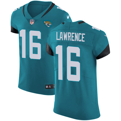 Jaguars #16 Trevor Lawrence Teal Green Alternate Men's Stitched New Elite Jersey cheap jerseys for sale - CheapJerseys.Shop