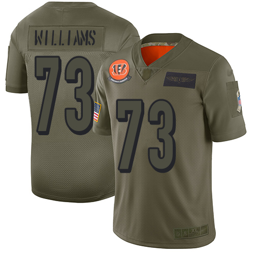 Cincinnati Bengals #73 Jonah Williams Camo Men's Stitched Limited 2019 Salute To Service Jersey Men's cheap jerseys for sale - CheapJerseys.Shop