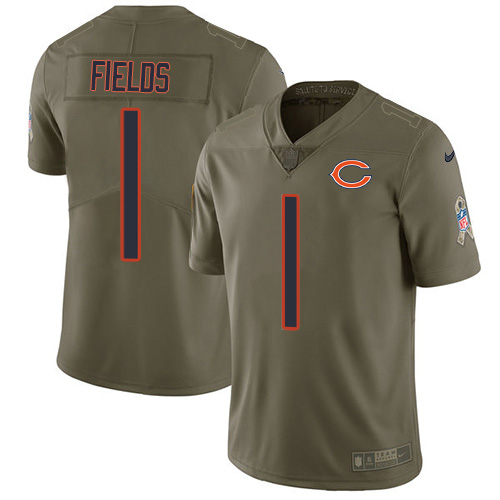Bears #74 Germain Ifedi Olive Men's Stitched Limited 2017 Salute To Service Jersey cheap jerseys for sale - CheapJerseys.Shop